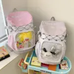 White Ita Backpack Back Panel White Ita Backpack Back Panel