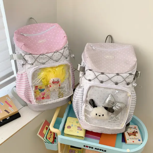 White Ita Backpack Back Panel White Ita Backpack Back Panel