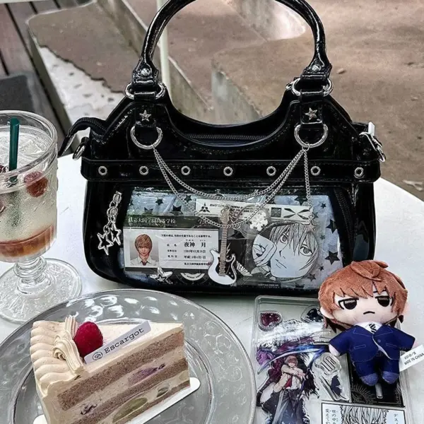 Black Ita Bag in Action