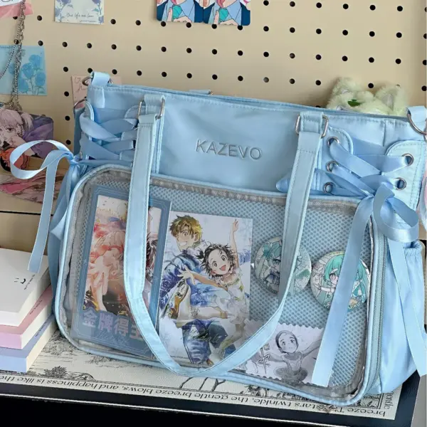Light Blue Ita Bag Display Window