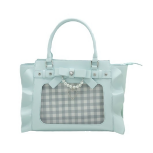 Mint Green Ruffled Ita Bag Main View Mint Green Ruffled Ita Bag Main View