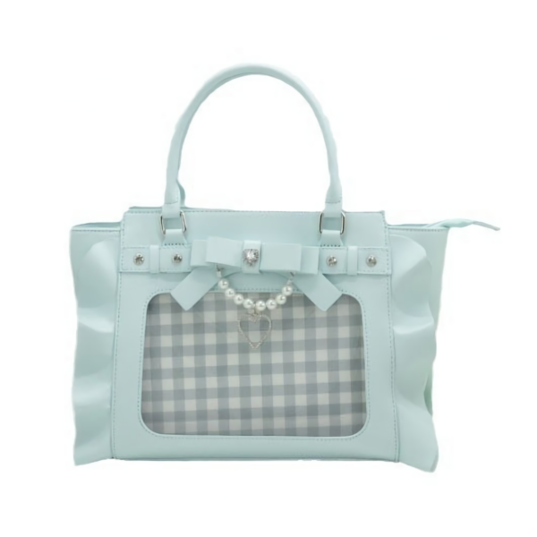 Mint Green Ruffled Ita Bag Main View