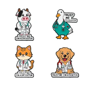 Animal Doctor Enamel Pin Set Main Image