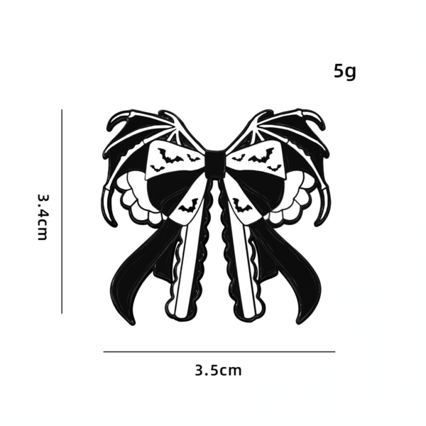 Bat Wing Bow Enamel Pin Bat Wing Bow Enamel Pin