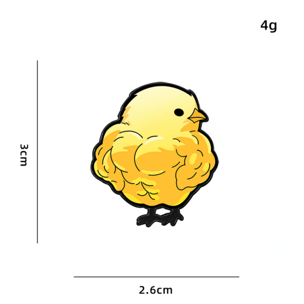 Buff Chick Enamel Pin Buff Chick Enamel Pin