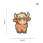 Standing Cow Highland Enamel Pin Standing Cow Highland Enamel Pin