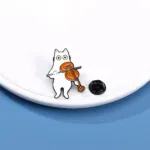 Violin Cat Enamel Pin Violin Cat Enamel Pin