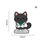 Keep Talking Cat Doctor Enamel Pin Keep Talking Cat Doctor Enamel Pin