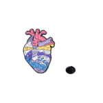 Lighthouse Anatomical Heart Enamel Pin