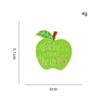 Teachers Change World Enamel Pin