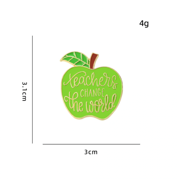 Teachers Change World Enamel Pin