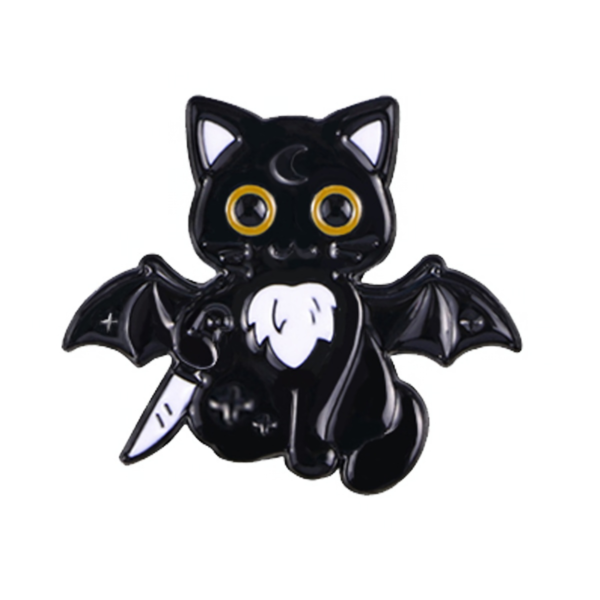 Bat Cat Enamel Pin Bat Cat Enamel Pin