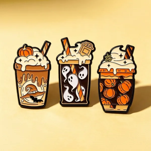 Halloween Enamel Pins Group Shot