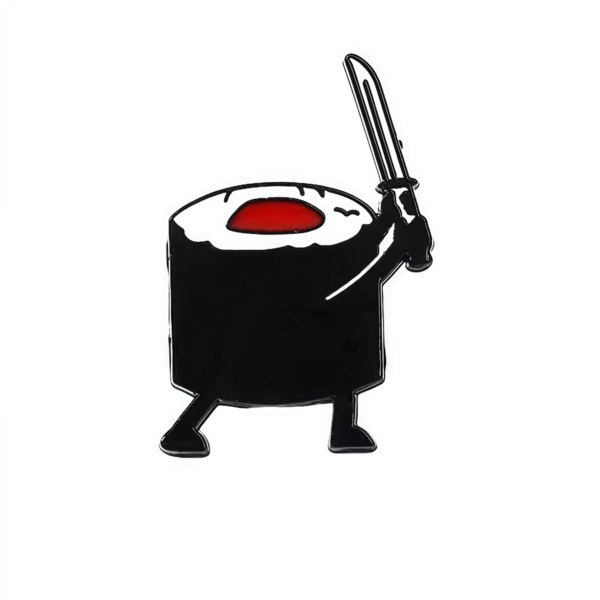 Tuna Roll Sword Enamel Pin